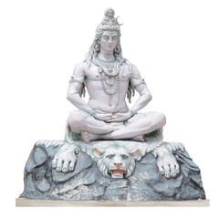 A statue of Mahadev who asked was made in India.