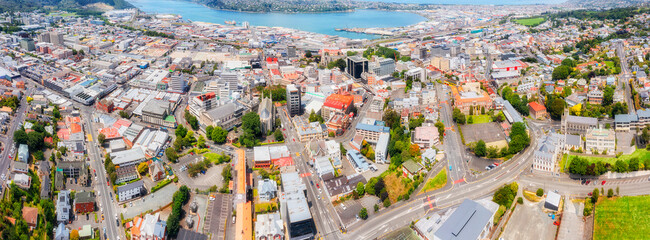 D NZ Dunedin Downtown no sky