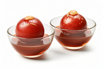 Gulab jamuns drenched in syrup
