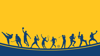 Great editable vector design of various sport players suit for any digital and print graphic resources  © Muhamad