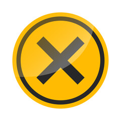 Obraz premium Warning Sign Element 