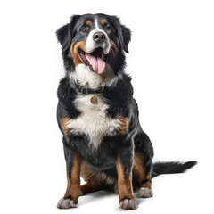 Bernese Mountain Dog, isolated on transparent, PNG, HD