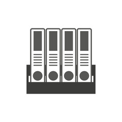 Office folders icon. Vector illustration. Eps 10.