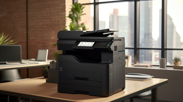 A modern photocopier in the office environment