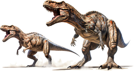 Fototapeta premium ティラノサウルスのイメージ - image of Tyrannosaurus - No3-10 Generative AI