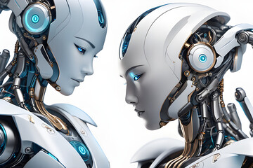 3d render of a robot