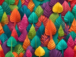 colorful background with autumn leaves