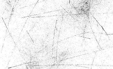 Dark Messy Dust Overlay Distress Background. Easy To Create Abstract Dotted, Scratched, Vintage Effect With Noise And Grain 