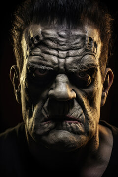 The Monster of Frankenstein headshot