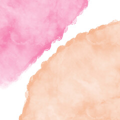 Dual Pink Tones Blob Abstract Shapes 