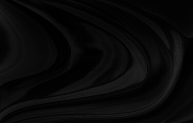 Black gray satin dark fabric texture luxurious shiny that is abstract silk cloth background with patterns soft waves blur beautiful.