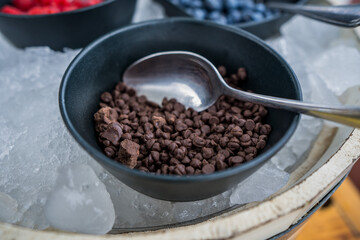 Bol chispas de chocolate