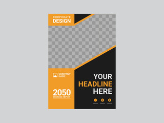 Modern business annual report template