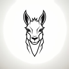 Llama Logo Illustration