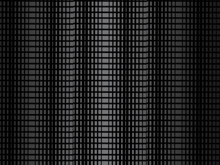 Black metal texture steel background. Luxurious steel ornament. Perforated metal sheet.