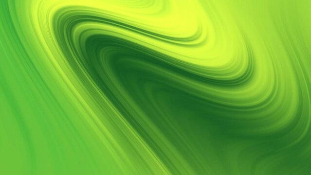 Abstract energy green background With Curve Wave Flowing. 4K footage