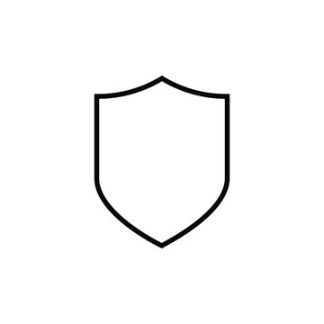 Safe, Shield, Guard, Protection, Black security icon. Protection symbol.  concept. Abstract geometric background. vector illustration.