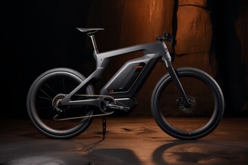 Fototapeta na wymiar Sleek And Modern Electric Bike, Generative AI
