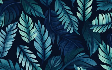 Tropicana Greens Rich Tropical Leaves Background Leafy Wonderland A Tropical Leaves Oasis