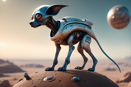 an alien dog