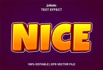 nice text effect with orange graphic style and editable.