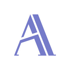 Monogram design vector logo. Monogram initial letter mark A logo design. Monogram design vector logo. Monogram initial letter mark A logo design simple A monogram