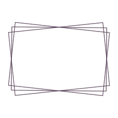 Overlapping Rectangles. Can be used as a Text Frame or Border.
