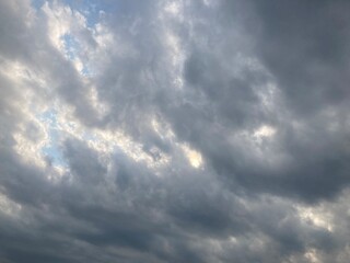 Sunlight Filtering Through The Sky