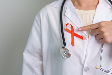 Orange Ribbon for Leukemia, Kidney cancer day, world Multiple Sclerosis, CRPS, Self Injury...