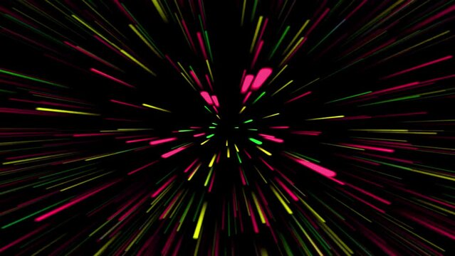colorful neon line background