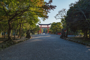 大分 宇佐神宮 表参道と大鳥居