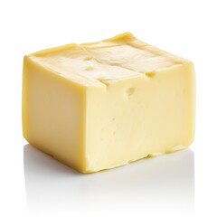 Butter Isolated on White Background