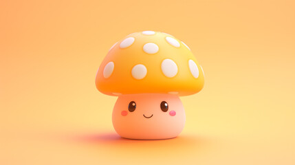 Tiny Delight: 3D Mushroom Magic