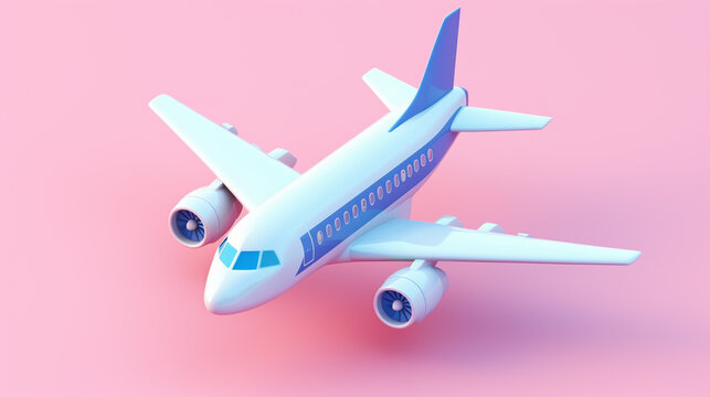 Tiny Cute 3D Plane: A Delightful Miniature Aviation Marvel