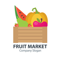 vector fruit logo business 06