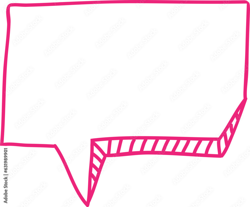 Poster vector speech bubble icon