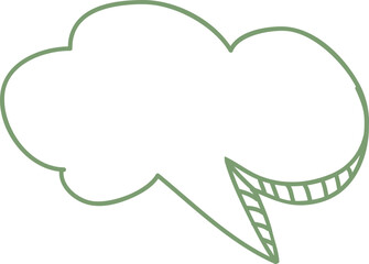 Vector speech bubble icon