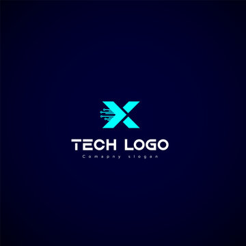 Creative Letter X logo design with point or dot symbol, Letter x logo gradient design, Geometric Arrow Shape with Pixel Dots Halftone Origami Style. Usable for Business and Technology Logos. Flat logo