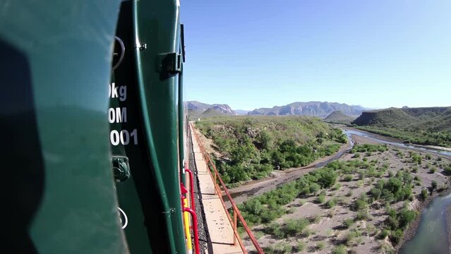 view from el chepe train mexico