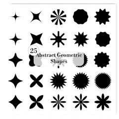 Geometric shape background in flat design