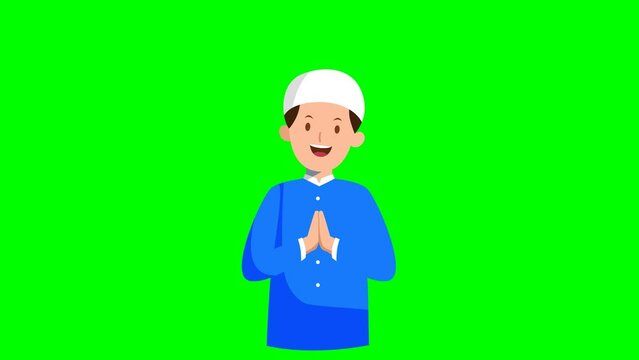Man Muslim in Ramadhan 4K eid mubarak
