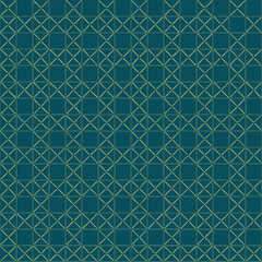 Fototapeta na wymiar hand drawn squares, crosses, stripes. blue, green repetitive background. vector seamless pattern. retro stylish texture. geometric fabric swatch. wrapping paper. design template for linen, home decor