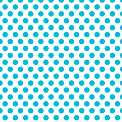  abstract geometric cyan polka dot pattern, perfect for background, wallpaper - obrazy, fototapety, plakaty