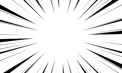 Obraz premium White abstract background with futurisctic and modern and black ray burst style speed vector design