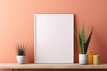 Frame Mockup - Subdued Elegance, generative ai
