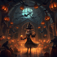 hallooween thene, anime style