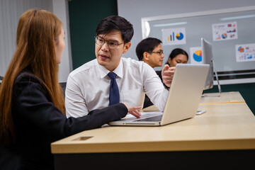 Group of multiethnic businessmen