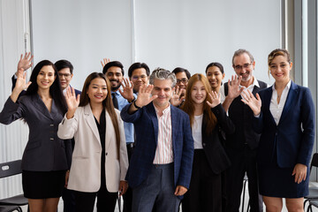 Obraz premium Group of multiethnic businessmen