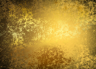 Golden Abstract  decorative paper texture  background  for  artwork  - Illustration