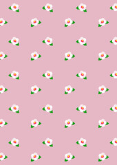 무궁화_패턴_배경_벽지